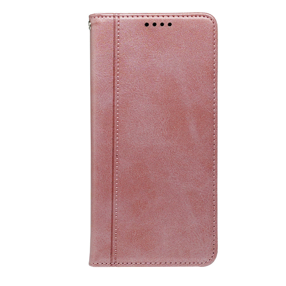 Google Phone Case – Shockproof Imitation Leather Cover with Magnetic Suction, Invisible Bracket & Chain Design (Multiple Colors)