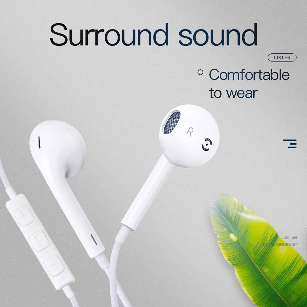 Wired In-Ear Headphones 3.5mm High-Fidelity Stereo