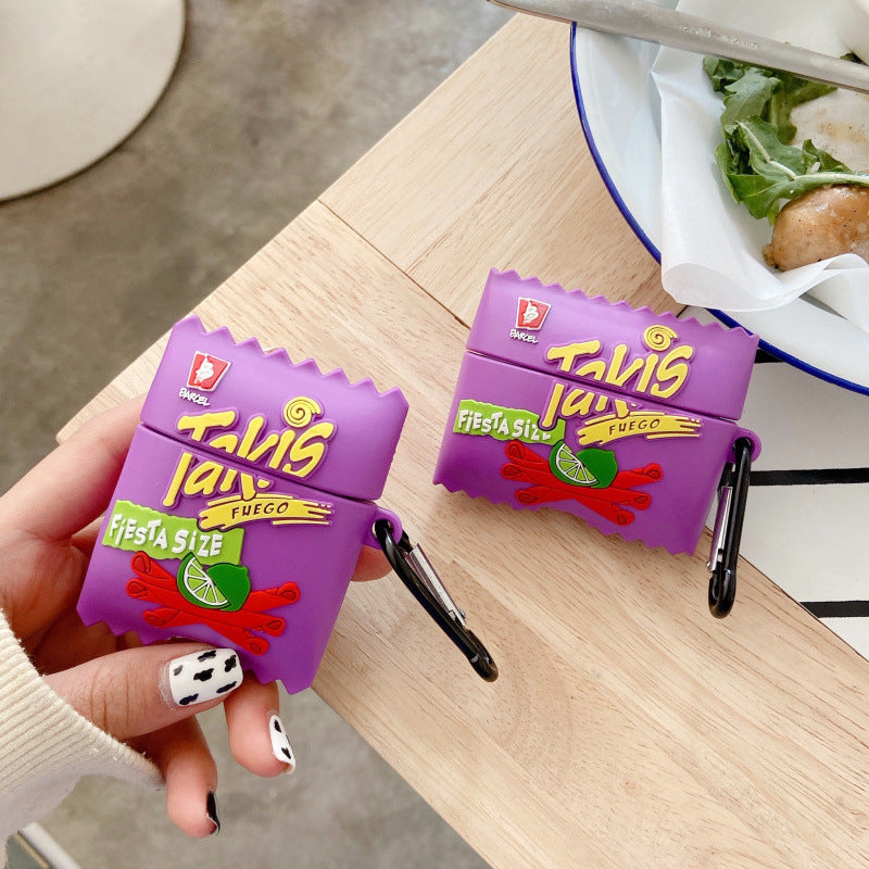Cartoon Silicone AirPods Case Embossed Hard Protective