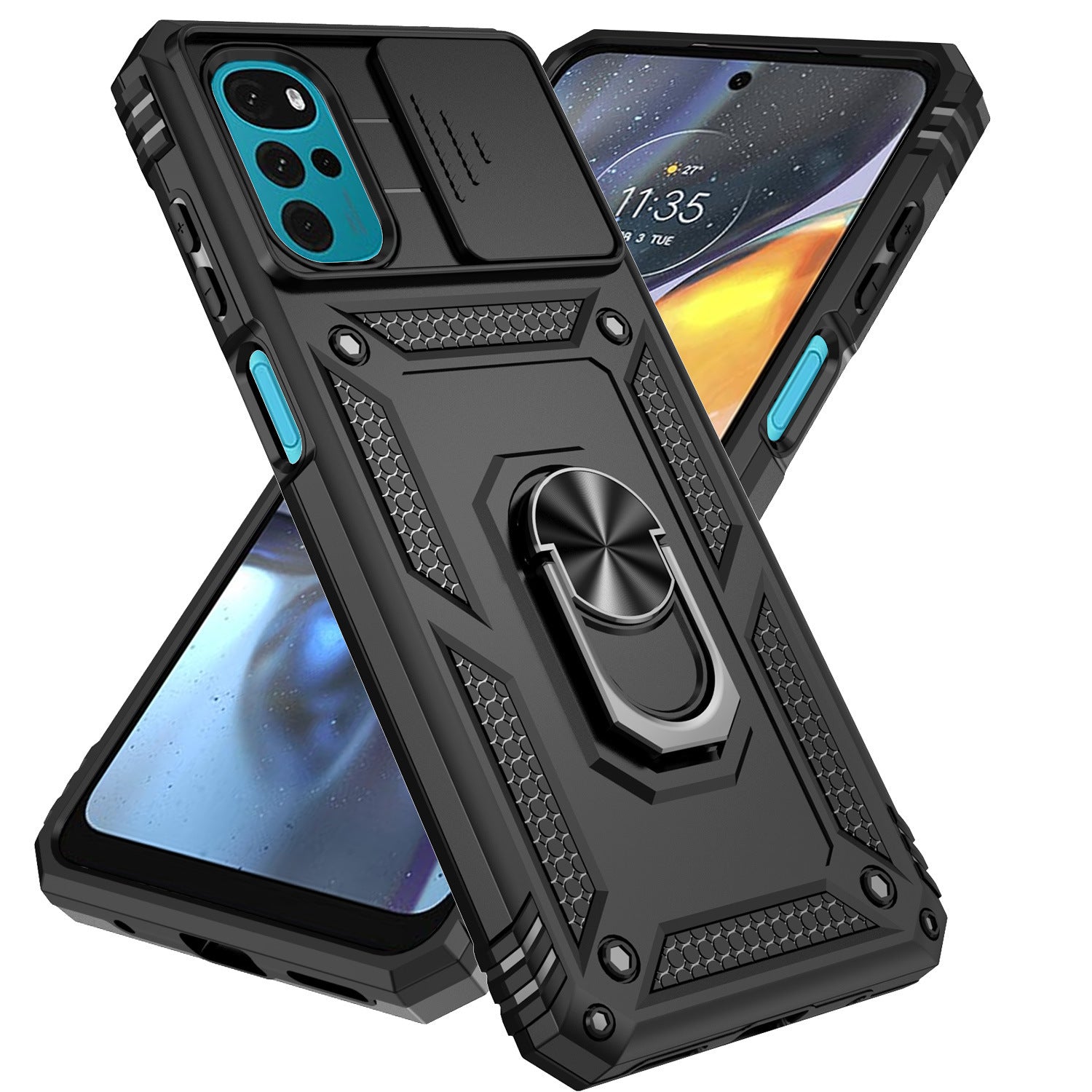 Xiaomi Redmi Phone Case Magnetic Ring Holder Shockproof