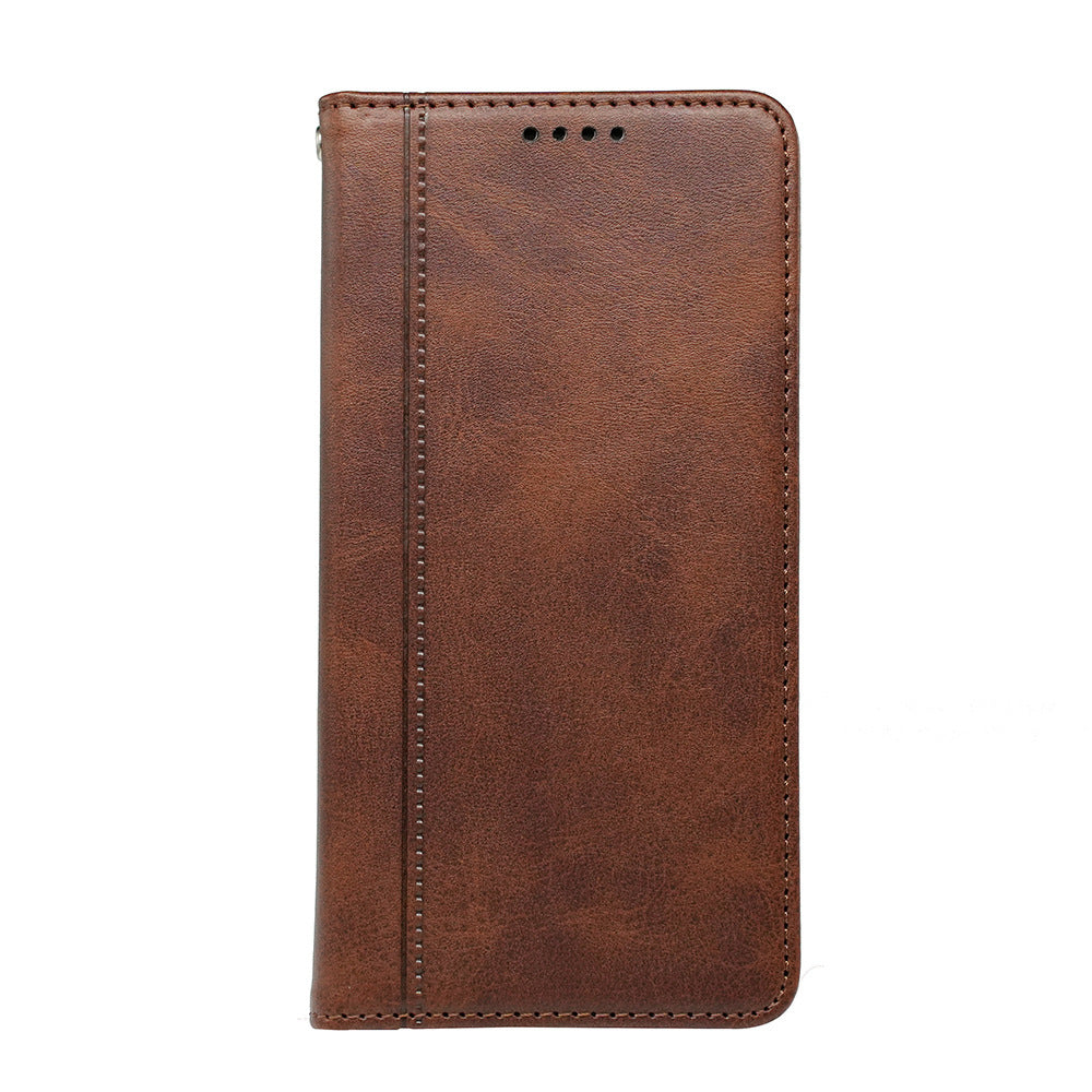 Google Phone Case – Shockproof Imitation Leather Cover with Magnetic Suction, Invisible Bracket & Chain Design (Multiple Colors)