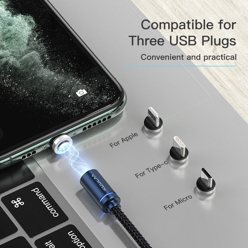 5-Pin Magnetic Charging Cable 3A Fast Charger Nylon