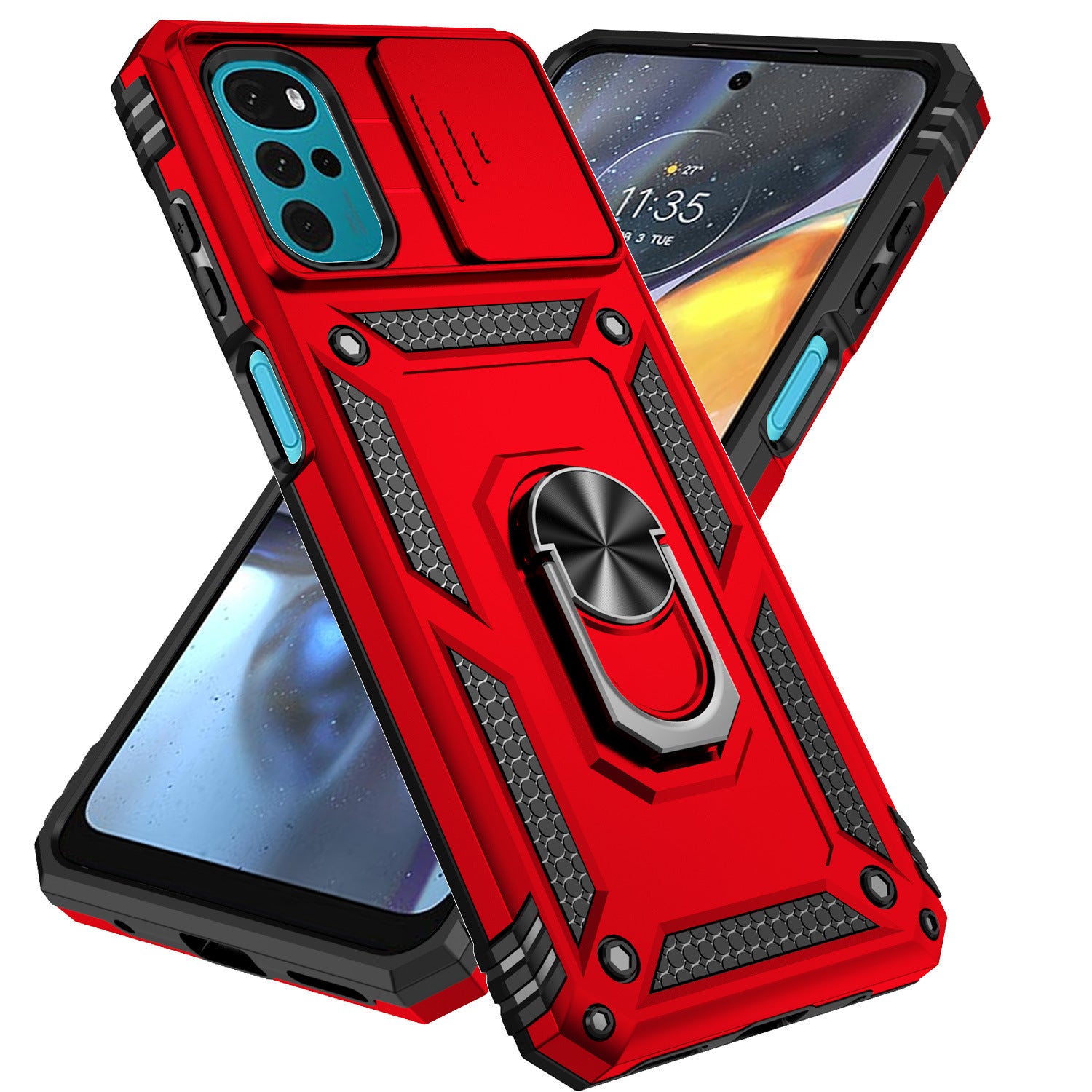 Xiaomi Redmi Phone Case Magnetic Ring Holder Shockproof