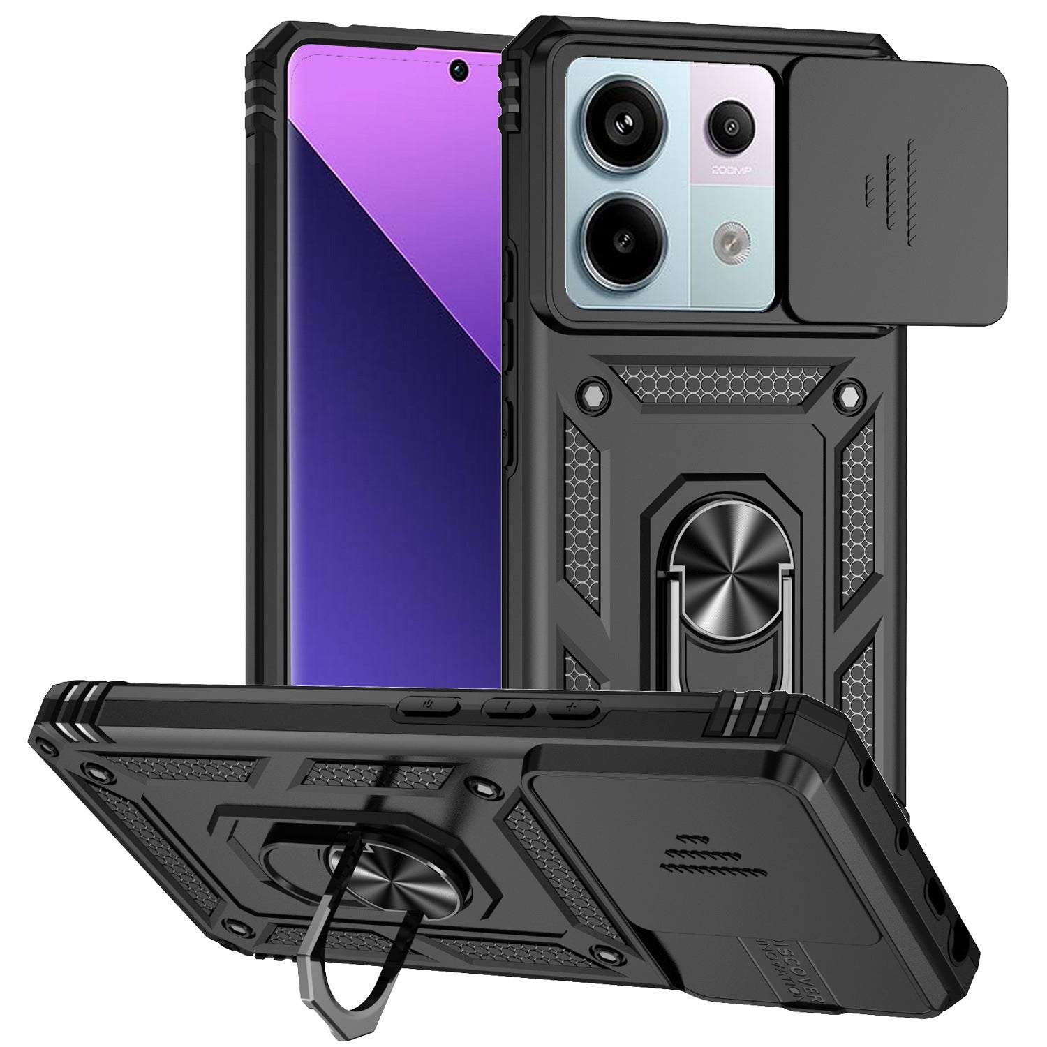 Xiaomi Redmi Phone Case Magnetic Ring Holder Shockproof