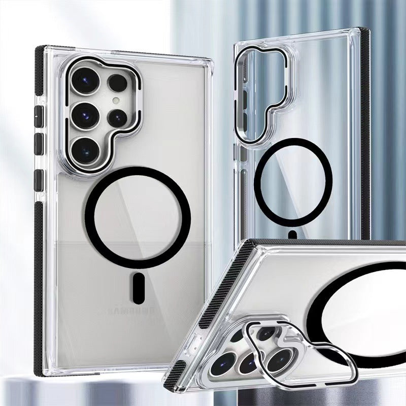 Samsung Phone Case Magnetic TPU Transparent Protective