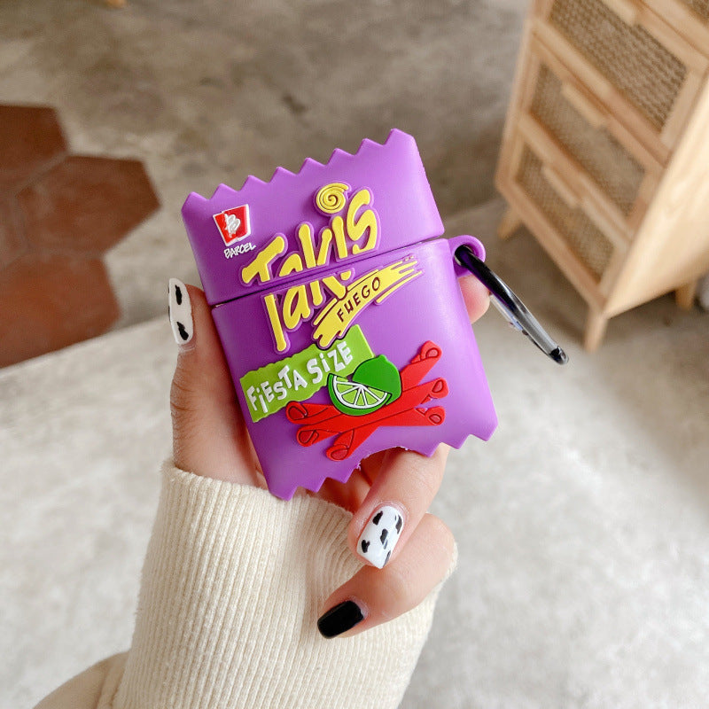 Cartoon Silicone AirPods Case Embossed Hard Protective