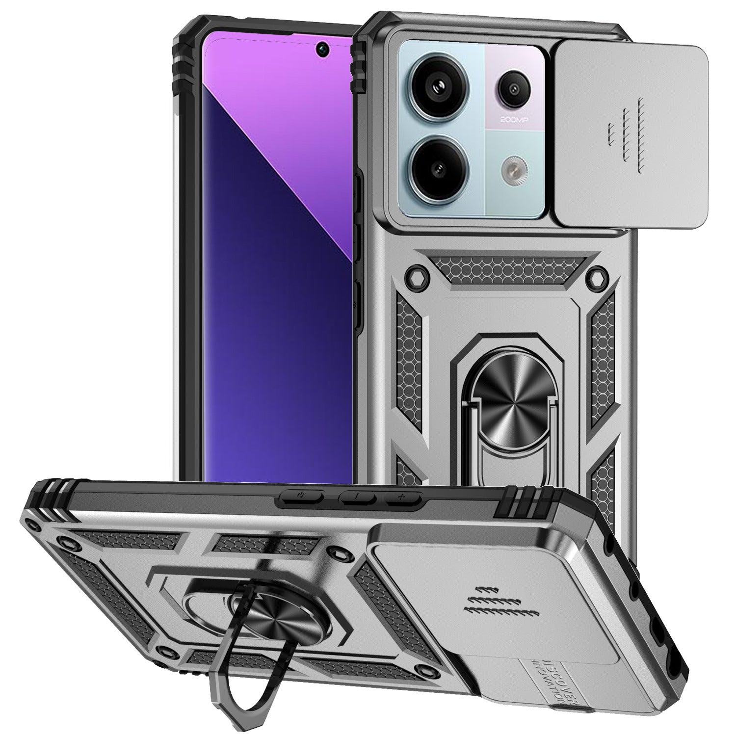 Xiaomi Redmi Phone Case Magnetic Ring Holder Shockproof
