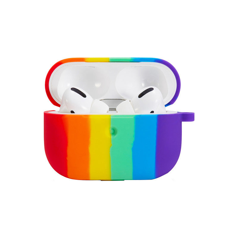 Rainbow AirPods Case Cover Flip Protective Sleeve Colorful