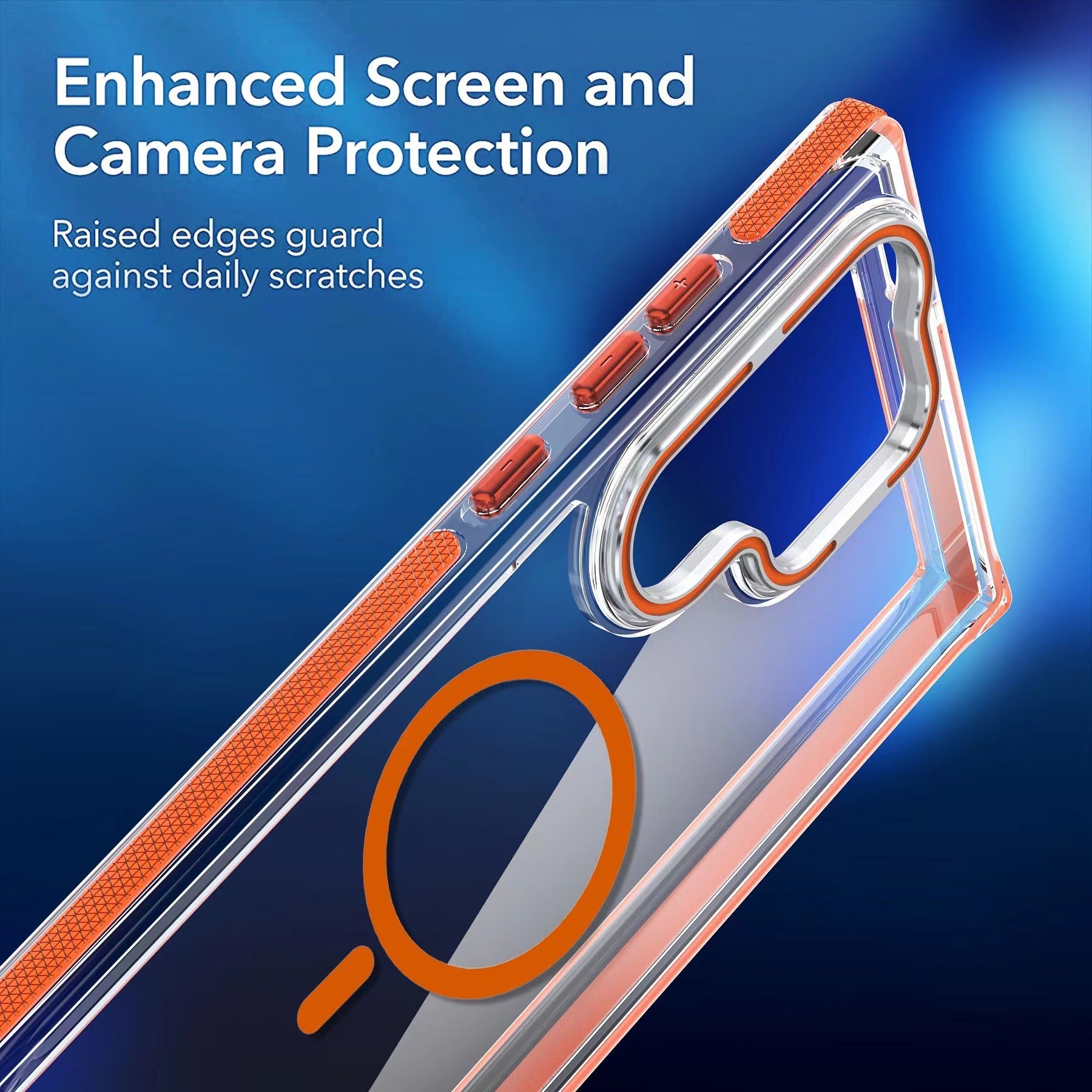 Samsung Phone Case Magnetic TPU Transparent Protective