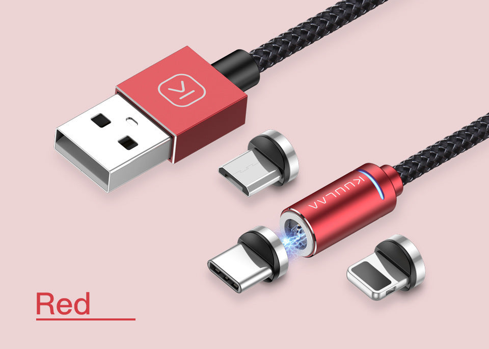 5-Pin Magnetic Charging Cable 3A Fast Charger Nylon