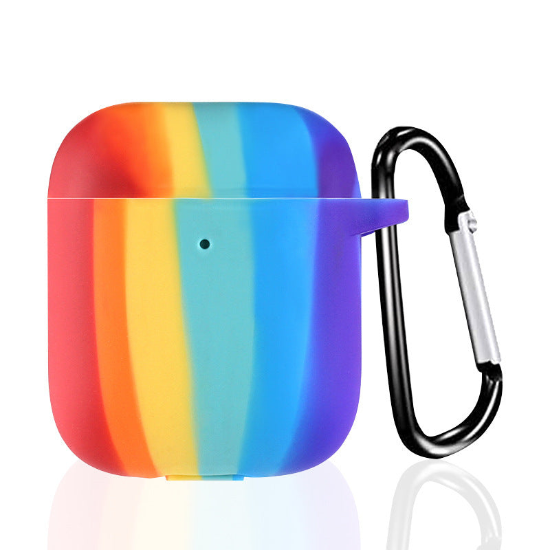 Rainbow AirPods Case Cover Flip Protective Sleeve Colorful
