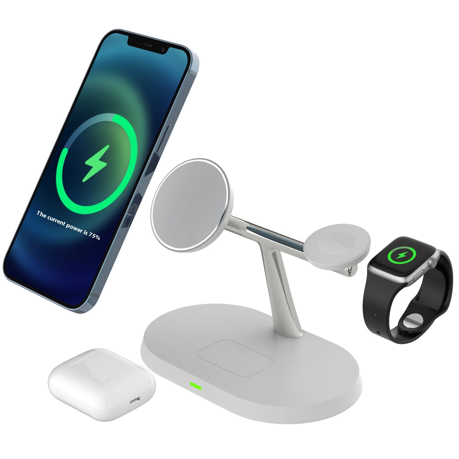 Magnetic Car Phone Mount Type-C Charging - Premium ABS Holder