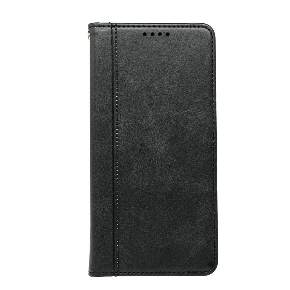 Google Phone Case – Shockproof Imitation Leather Cover with Magnetic Suction, Invisible Bracket & Chain Design (Multiple Colors)