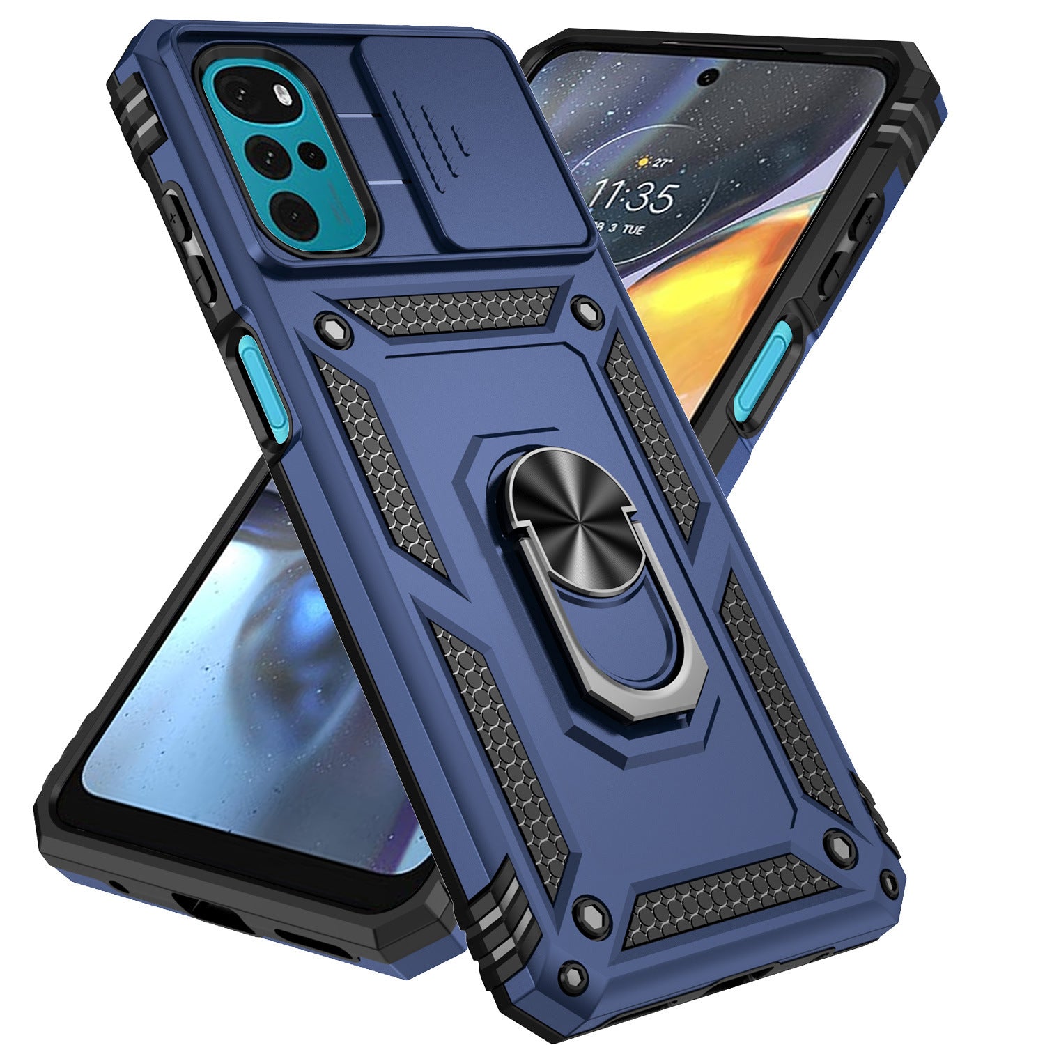 Xiaomi Redmi Phone Case Magnetic Ring Holder Shockproof