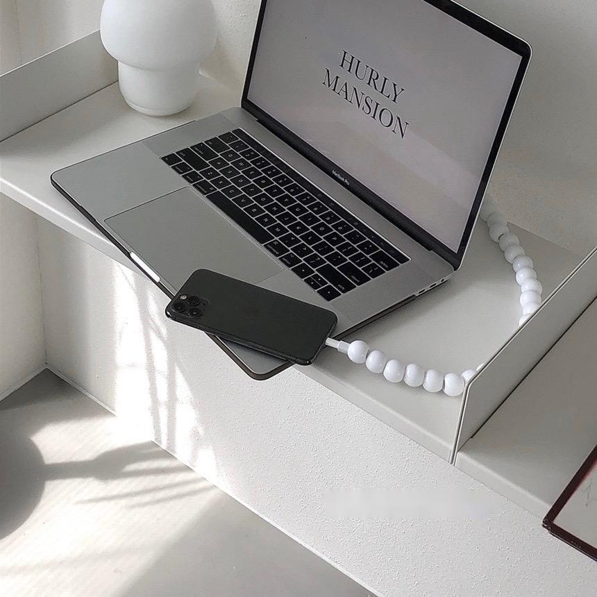 1m USB Charging Cable – Straight Head Fast Charger Cord (Mint Green or White) - GlitchyPhones