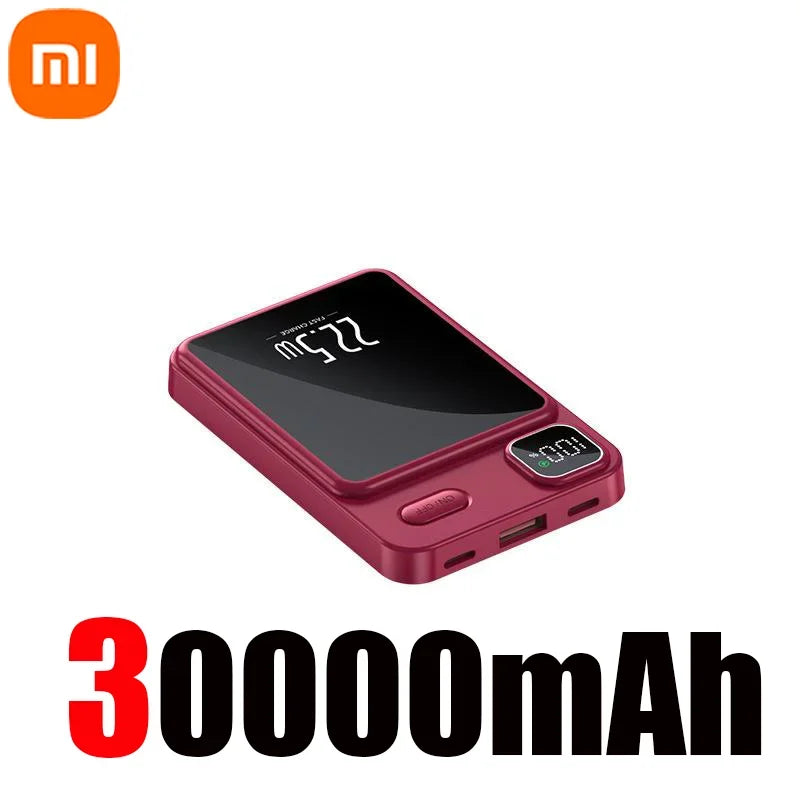 Xiaomi 50000Mah Magnetic Wireless Charger Power Bank for Magsafe External Battery Fast Charging Powerbank for Android Iphone 14