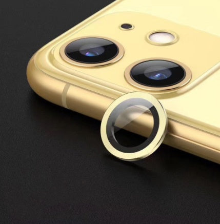 iPhone 15 Camera Lens Protector - Sapphire Tempered Glass Metal Ring - GlitchyPhones