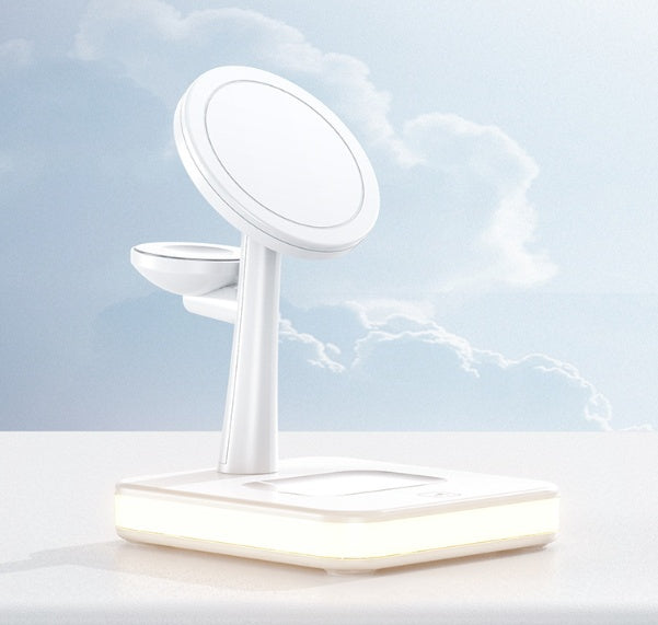 Magnetic Mobile Phone Wireless Fast Charger Three-in-one Applicable Earphone Watch - GlitchyPhones