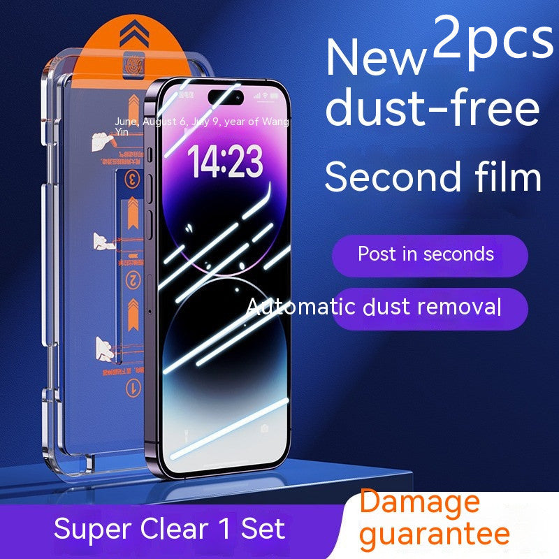 iPhone Screen Protector 2-Pack Tempered Glass HD Privacy Blue Light