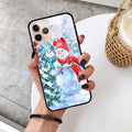 Cartoon Glass + TPU Phone Case – Fashion Back Cover for iPhone, Samsung & Huawei (Shockproof Protective Shell) - GlitchyPhones
