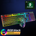 RGB Gaming Keyboard and Mouse Set - Luminous Backlit Combo - GlitchyPhones
