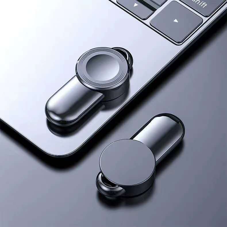 W700 Wireless Charger Pad – 5V Fast Charging Dock with USB Interface (Black/White) - GlitchyPhones