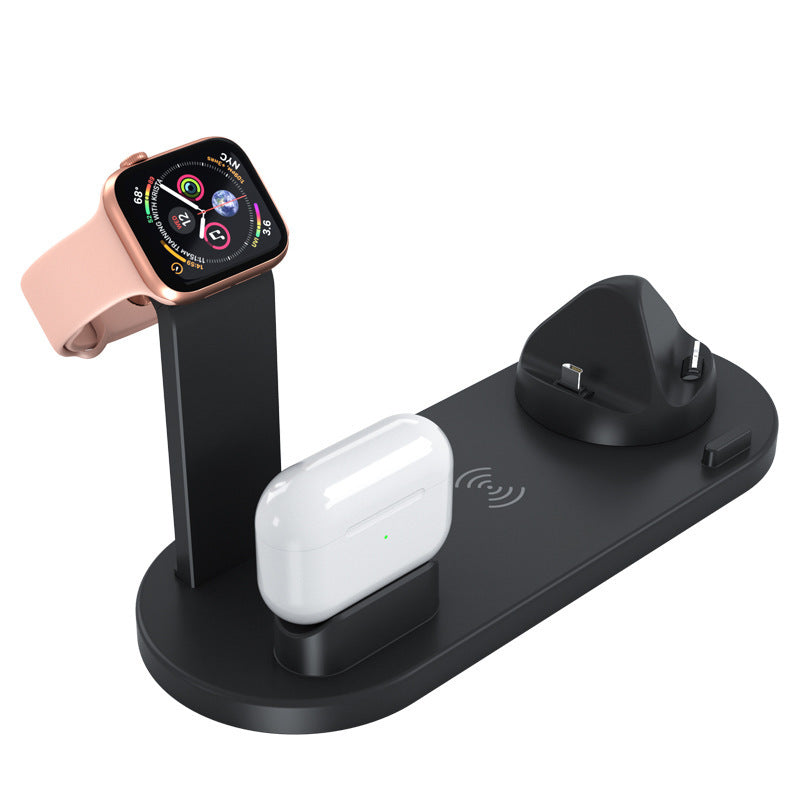 3-in-1 Wireless Charging Dock Seat Stand 5V Output - GlitchyPhones