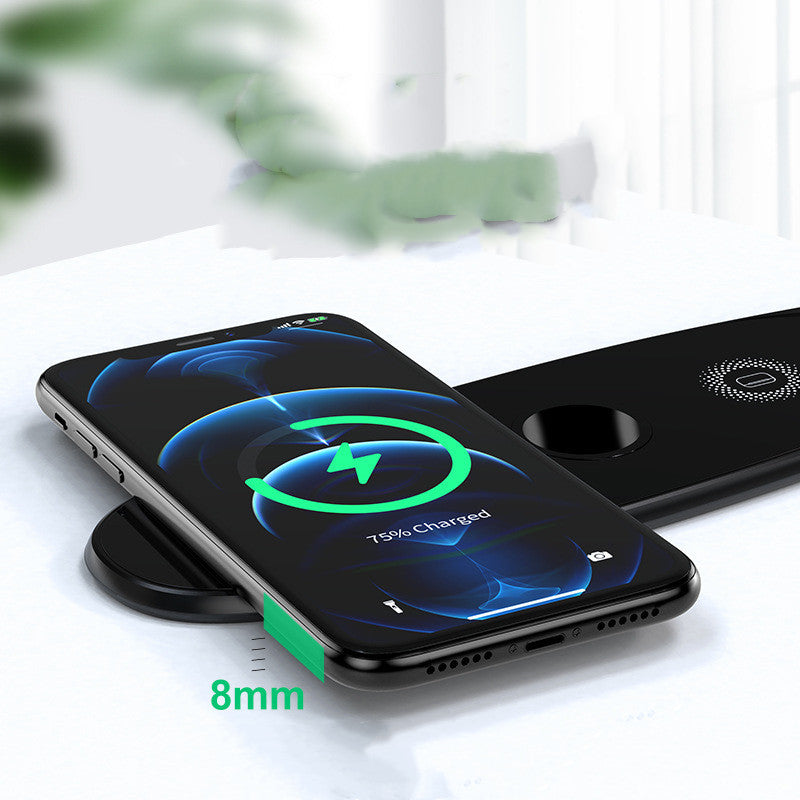 3-in-1 Wireless Charging Station - Fast Charger for Phone, Watch & Headset - GlitchyPhones