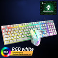 RGB Gaming Keyboard and Mouse Set - Luminous Backlit Combo - GlitchyPhones