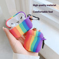 Rainbow AirPods Case Cover Flip Protective Sleeve Colorful - GlitchyPhones