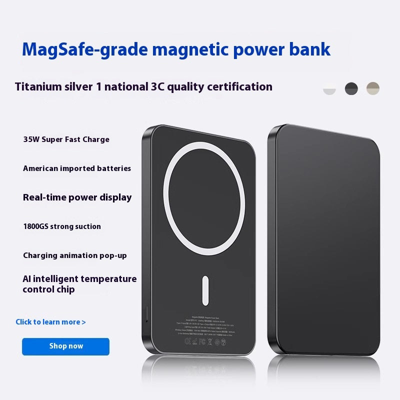 Magnetic Wireless Power Bank Magsafe - GlitchyPhones