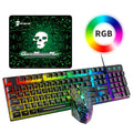 RGB Gaming Keyboard and Mouse Set - Luminous Backlit Combo - GlitchyPhones