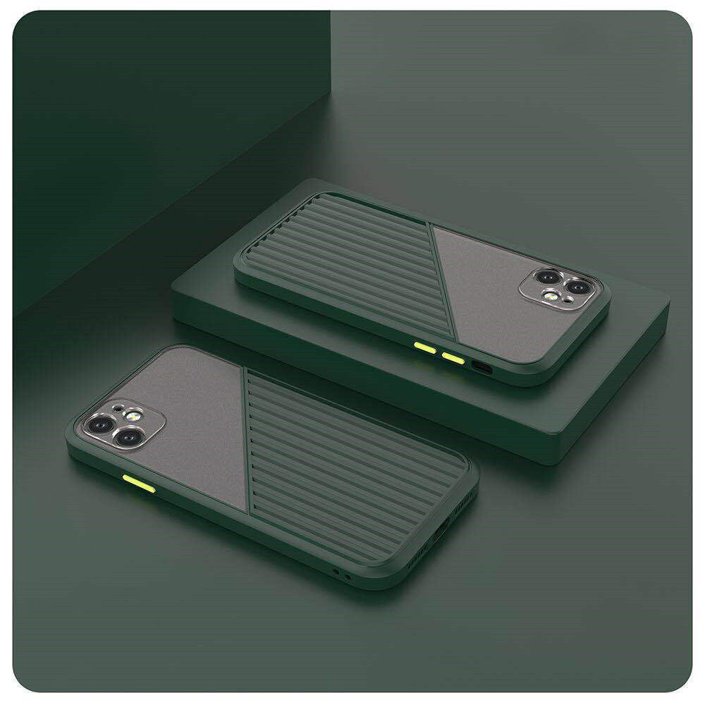 Frosted Matte Phone Case with Camera Lens Protection for iPhone - GlitchyPhones