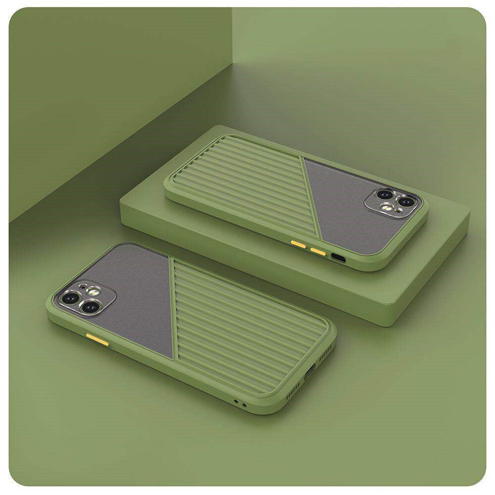 Frosted Matte Phone Case with Camera Lens Protection for iPhone - GlitchyPhones
