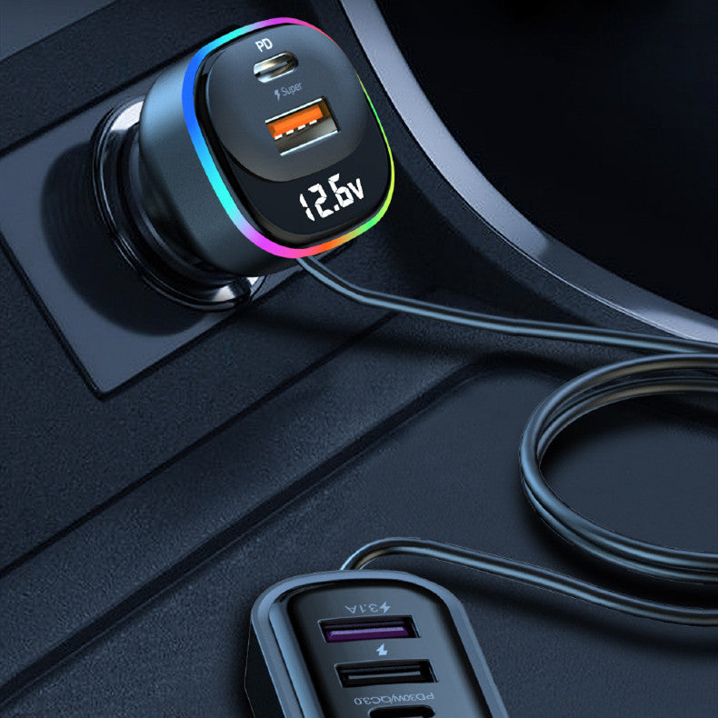 Car Charger Super Fast Charge Multi-function - GlitchyPhones