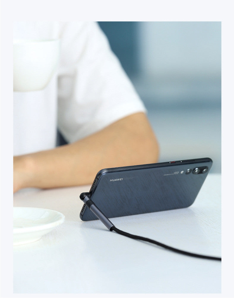 Compatible with Apple , Mobile Phone Holder Data Cable Rotating Fast Charging - GlitchyPhones