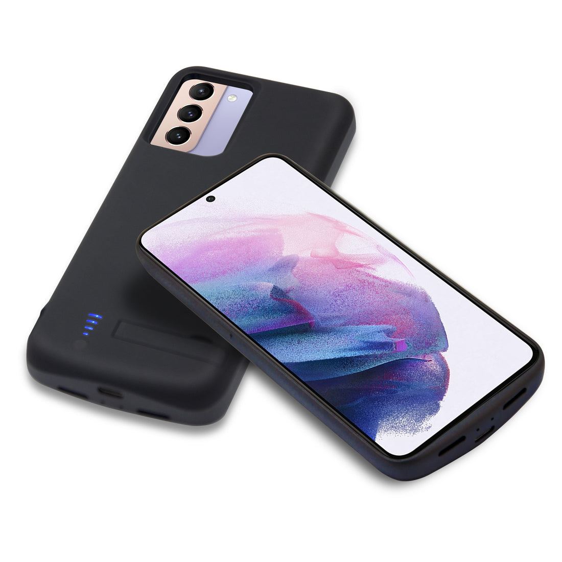 Phone Case with Built-In Wireless Power Bank - Large Capacity Battery Case - GlitchyPhones