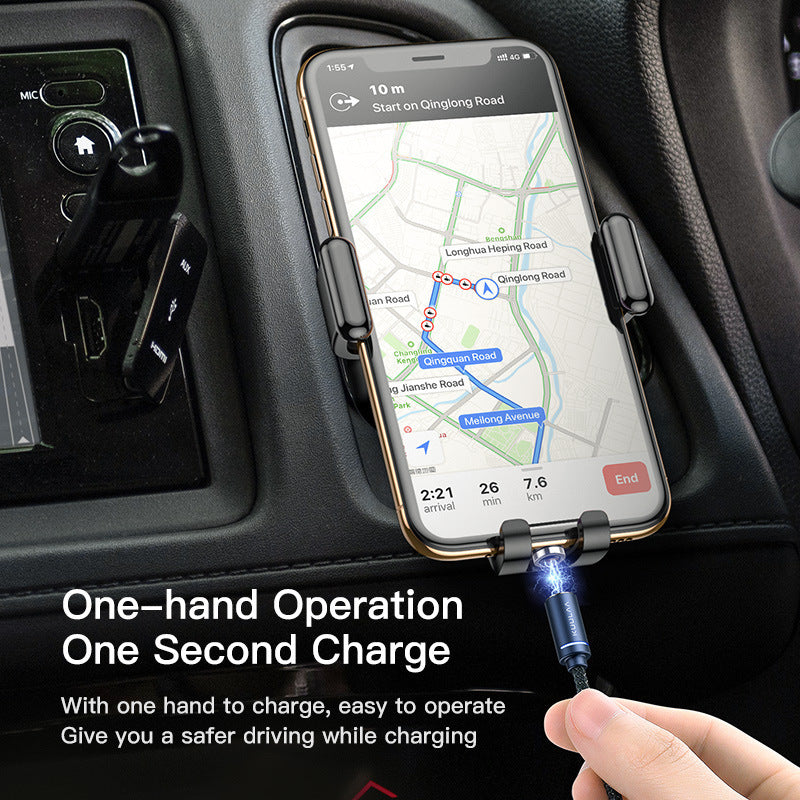 5-Pin Magnetic Charging Cable 3A Fast Charger Nylon - GlitchyPhones