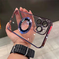MagSafe Magnetic Phone Case with Camera Lens Protector - GlitchyPhones