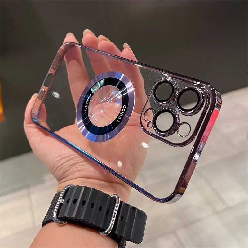 MagSafe Magnetic Phone Case with Camera Lens Protector - GlitchyPhones