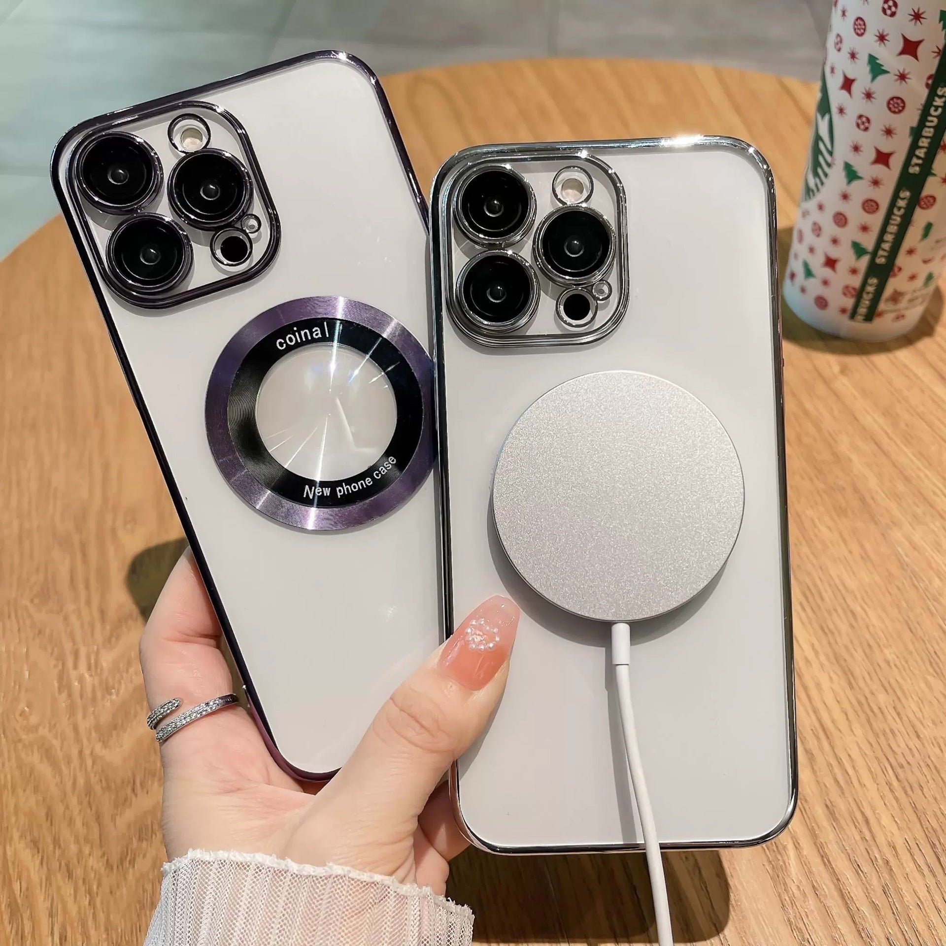 MagSafe Magnetic Phone Case with Camera Lens Protector - GlitchyPhones