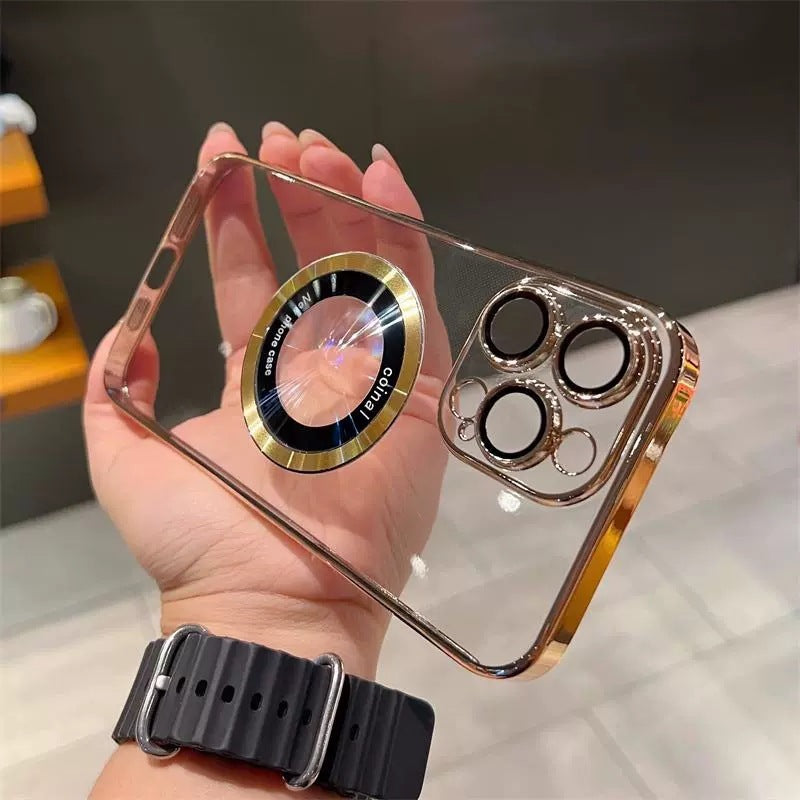 MagSafe Magnetic Phone Case with Camera Lens Protector - GlitchyPhones