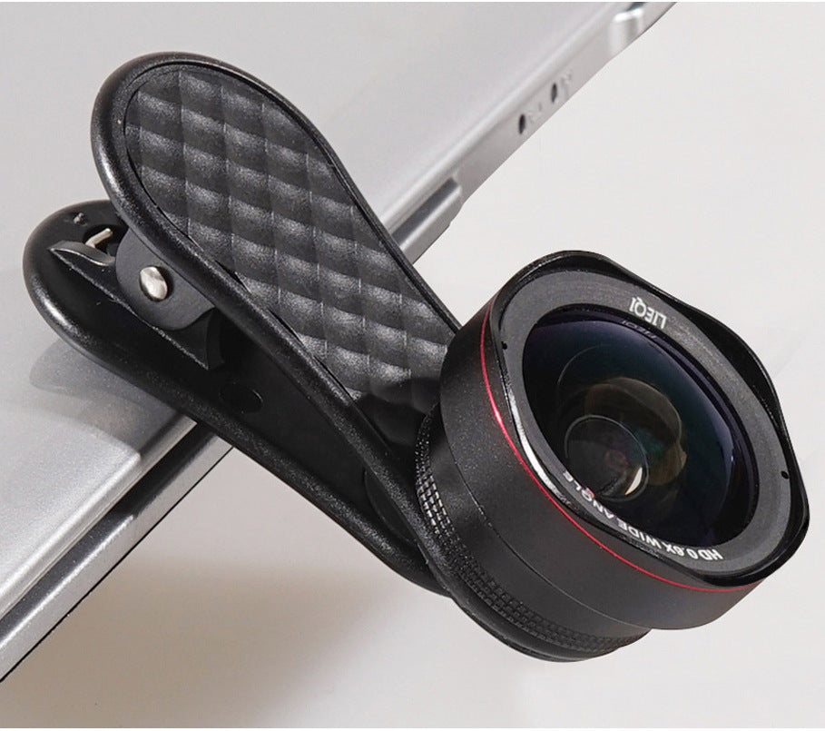 2-in-1 Phone Camera Lens Kit - 0.6X Wide Angle & 15X Macro Lens - GlitchyPhones