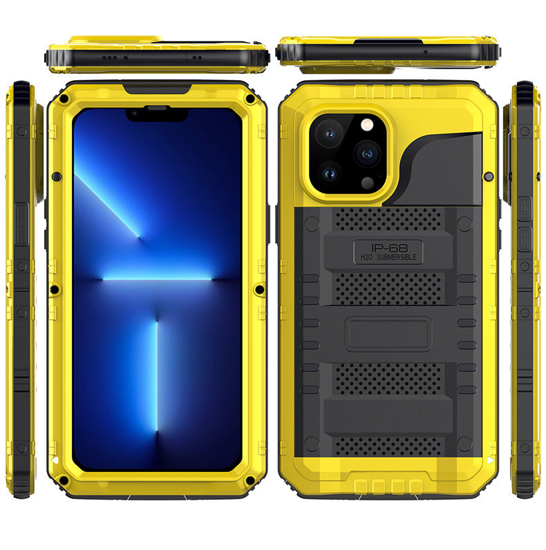 14Promax Waterproof Metal Diving Phone Case - GlitchyPhones