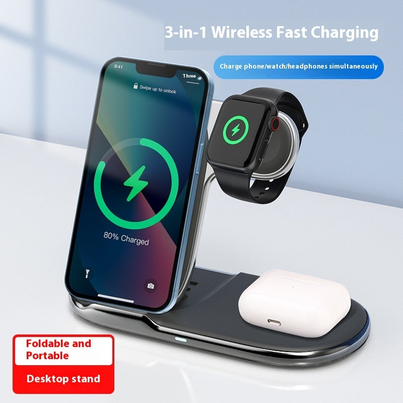 Foldable Multifunctional Magnetic Wireless Charger - GlitchyPhones