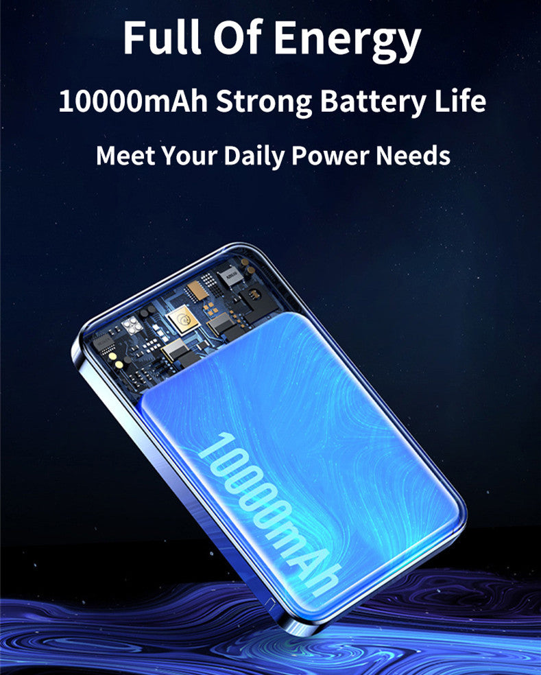 Transparent Magnetic Power Bank 22.5W Fast Charge - GlitchyPhones