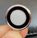 iPhone 15 Camera Lens Protector - Sapphire Tempered Glass Metal Ring - GlitchyPhones