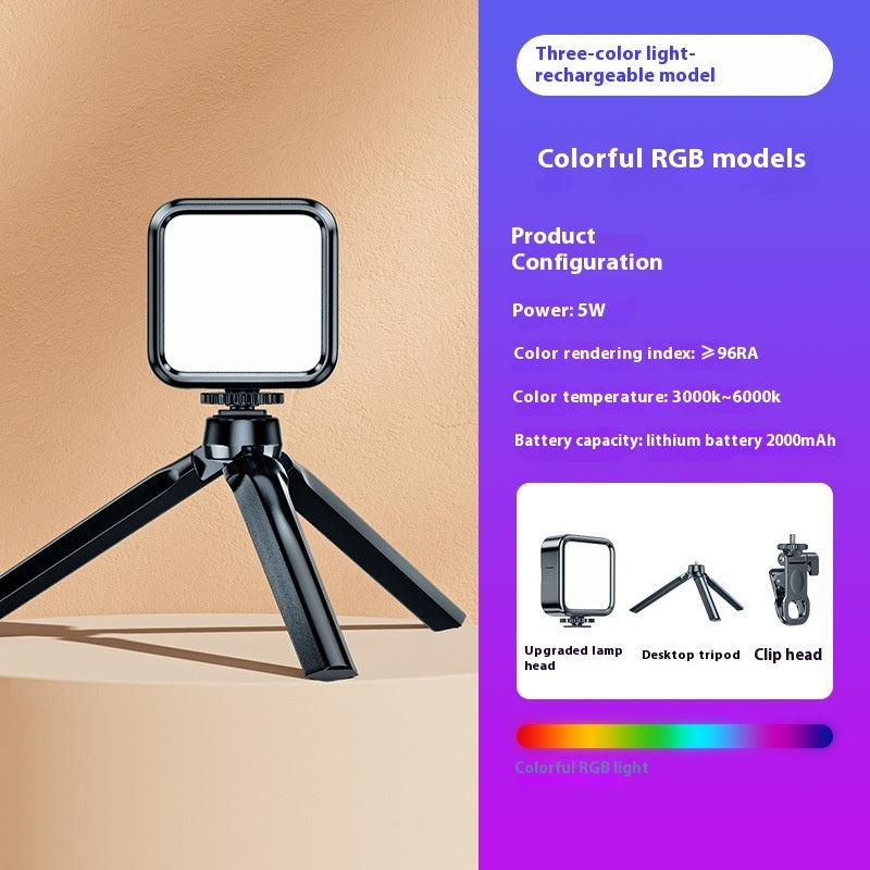 Mini Portable LED Selfie Ring Light - Clip-On Fill Light for Phone - GlitchyPhones