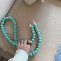 1m USB Charging Cable – Straight Head Fast Charger Cord (Mint Green or White) - GlitchyPhones