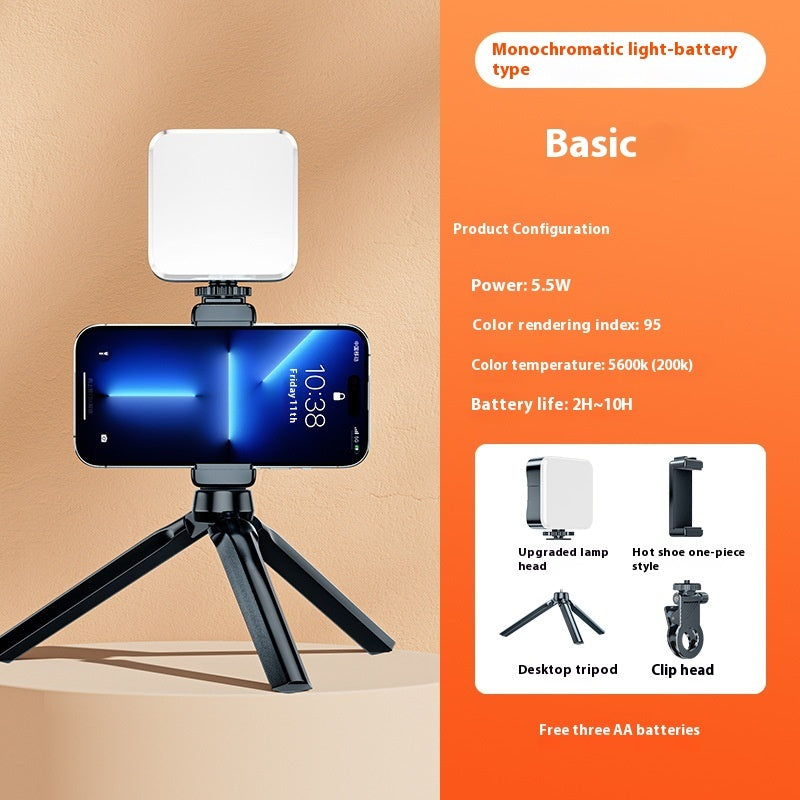 Mini Portable LED Selfie Ring Light - Clip-On Fill Light for Phone - GlitchyPhones
